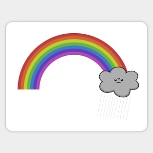 Grumpy cloud Sticker